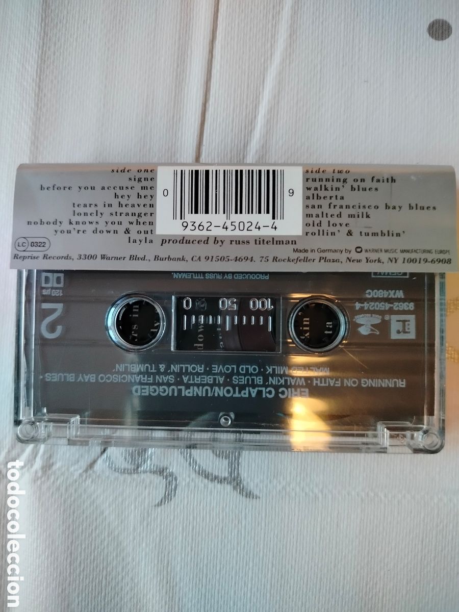 Casetes antiguos: Cassette Eric Clapton - Foto 2