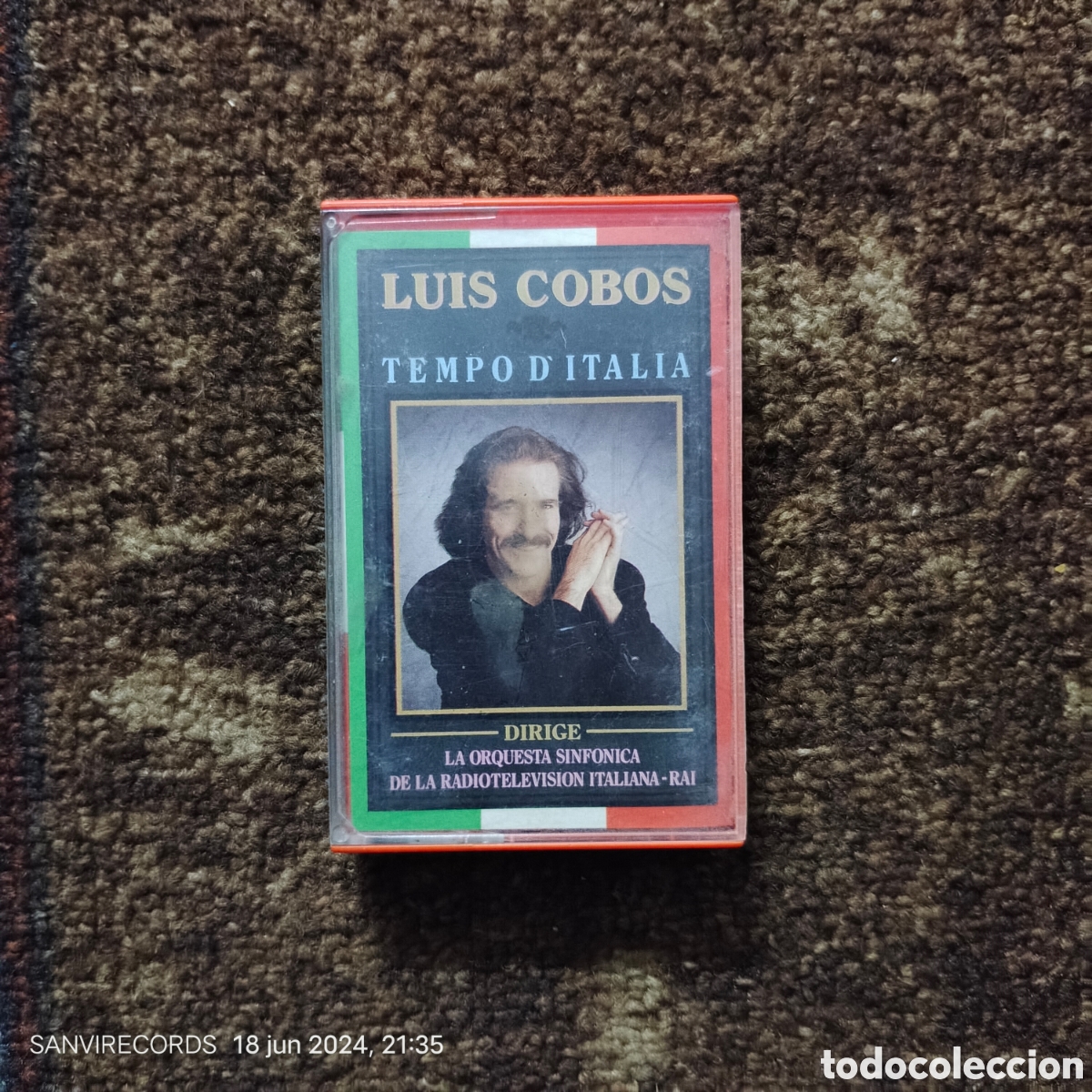 Casetes antiguos: CASETE, LUIS COBOS: TEMPO DITALIA - Foto 1