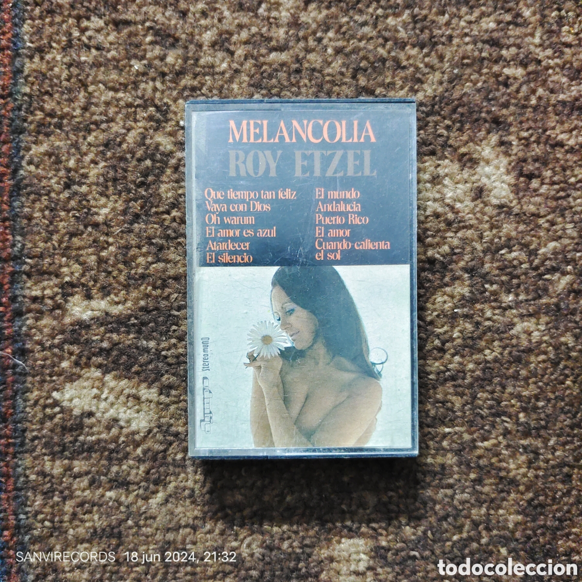 Casetes antiguos: CASETE, ROY ETZEL: MELANCOLIA - Foto 1