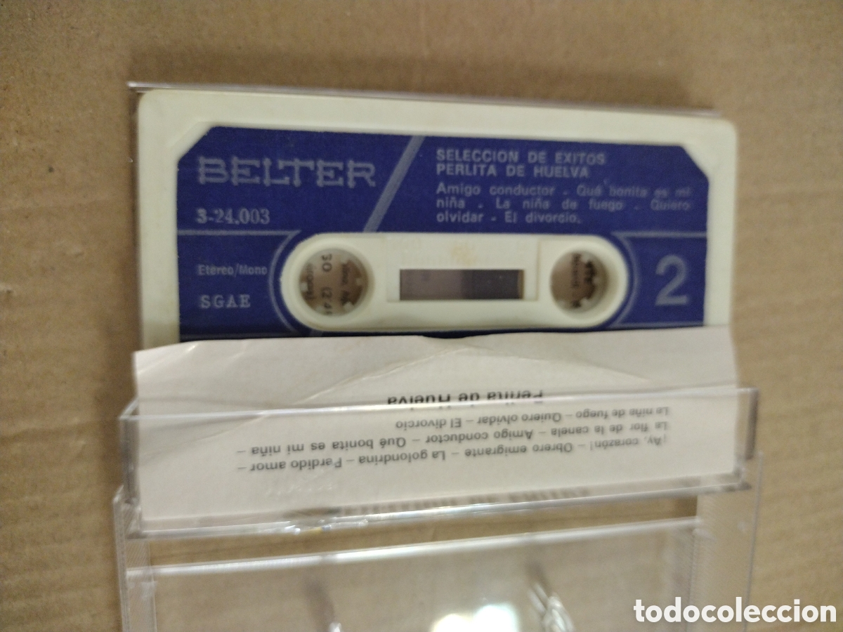 Casetes antiguos: PERLITA DE HUELVA. Seleccion de exitos. CASETE. - Foto 2
