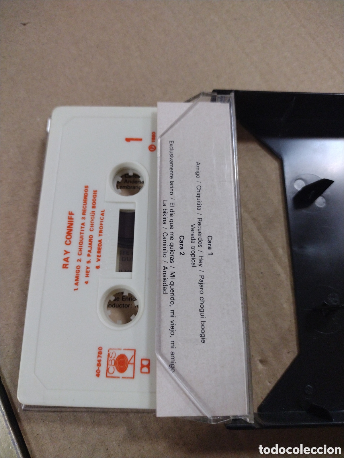Casetes antiguos: RAY CONNIFF - EXCLUSIVAMENTE LATINO. CASETE. - Foto 2