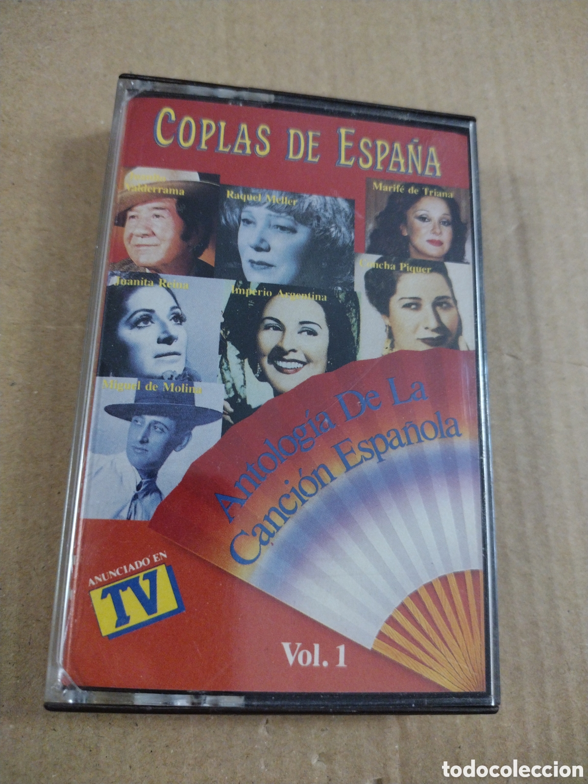 Casetes antiguos: COPLAS DE ESPA&Ntilde;A VOL. 1. CASETE. - Foto 1