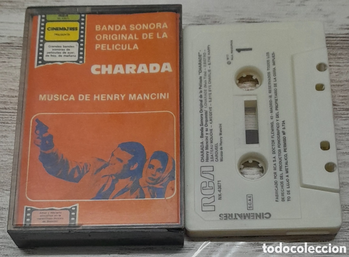 Casetes antiguos: CHARADA - HENRY MANCINI - Foto 1