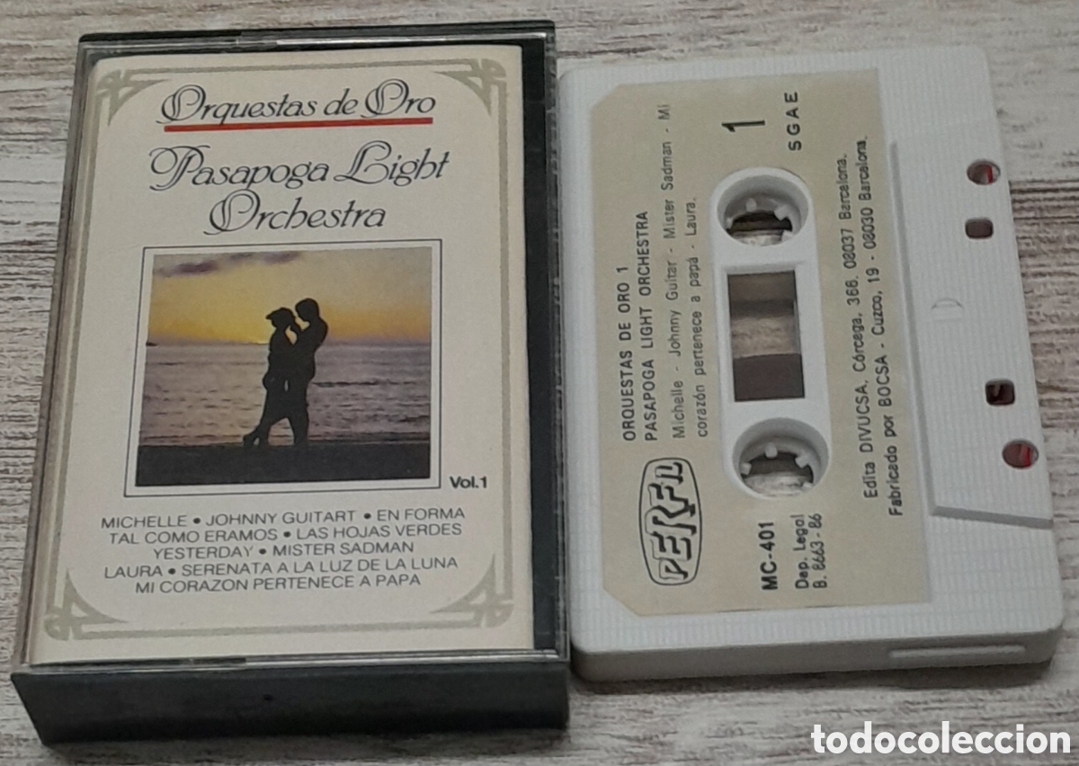 Cassetes antigas: PASAPOGA LIGHT ORCHESTRA - ORQUESTAS DE ORO VOL. 1