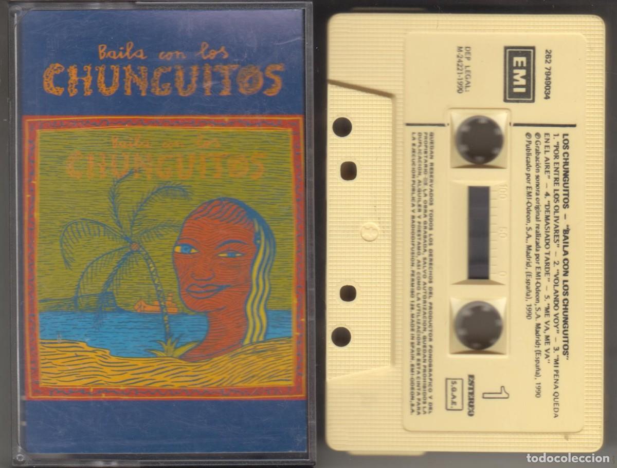Casetes antiguos: Baila con Los Chunguitos cassette 1990 EMI - Foto 1