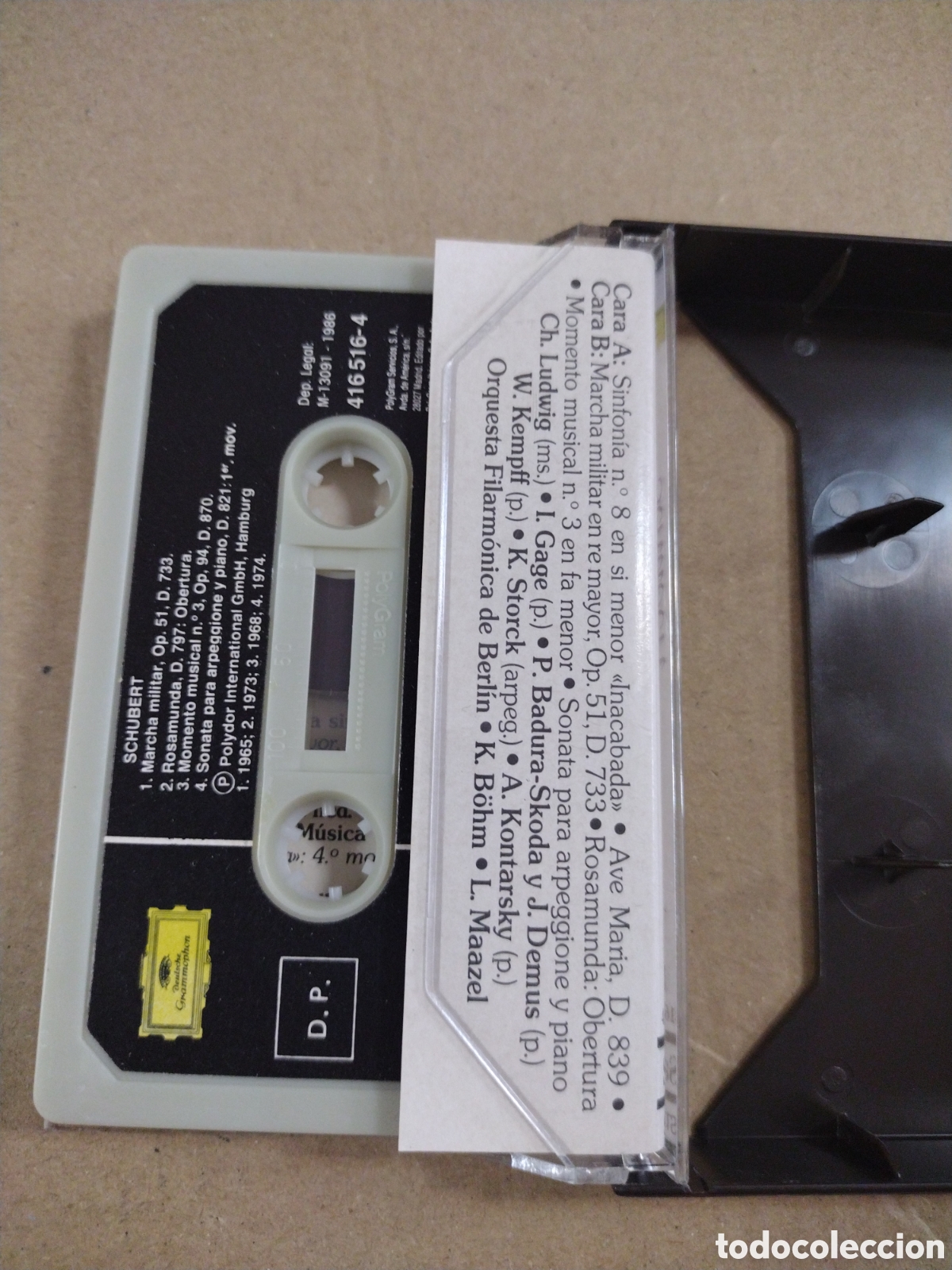 Casetes antiguos: SCHUBERT. Musicalia N&ordm; 16. CASETE. - Foto 2