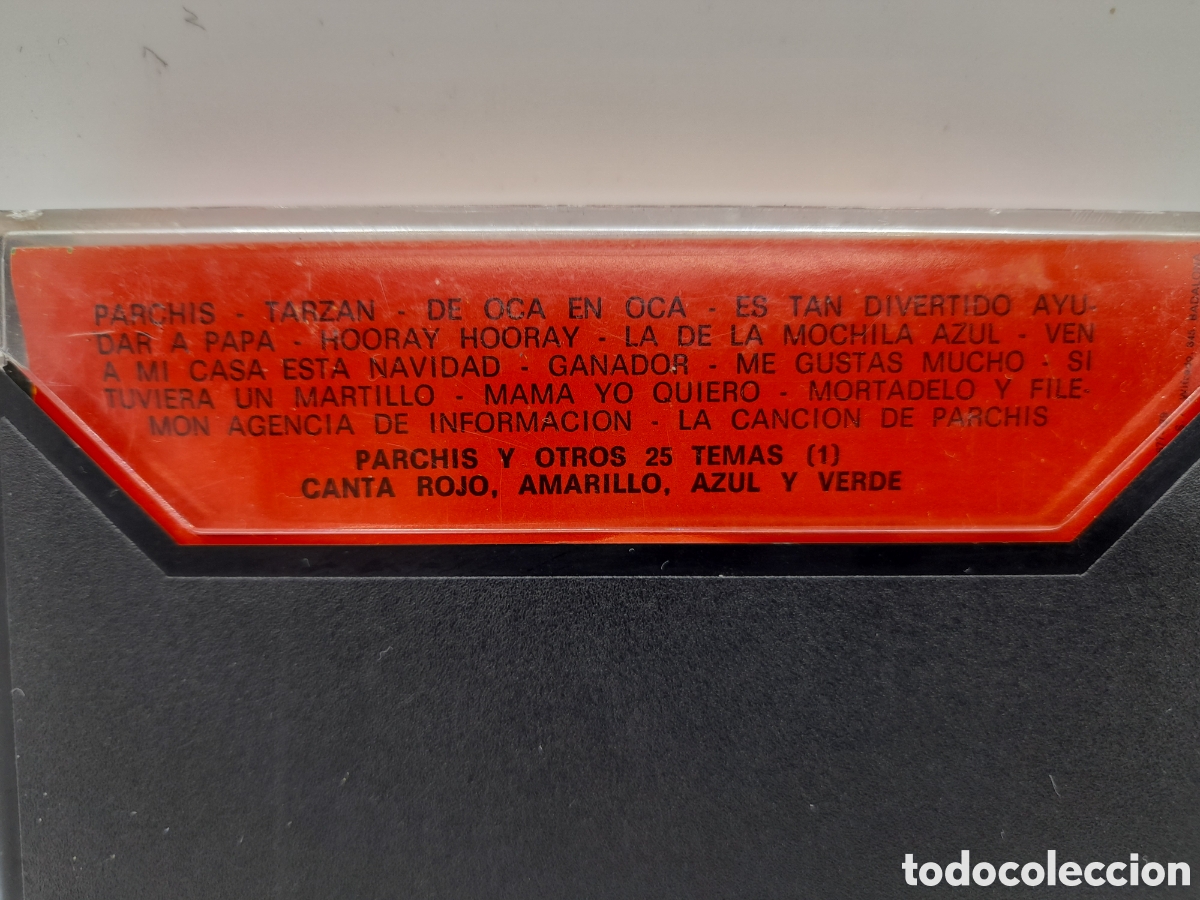 Casetes antiguos: ANTIGUA CASSETTE DE PARCHIS - Foto 2