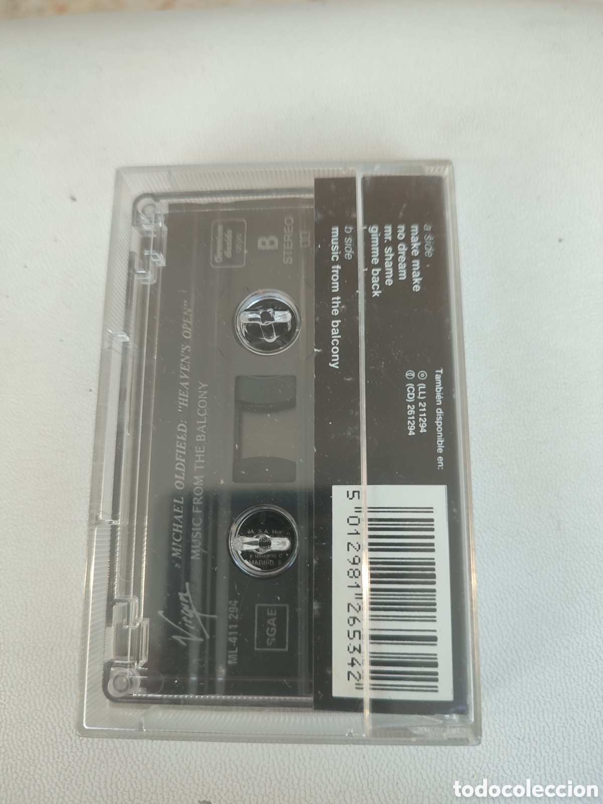 Casetes antiguos: Cinta de cassette de Mike Oldfield &rdquo; Heavens Open &rdquo; ,como nueva - Foto 2