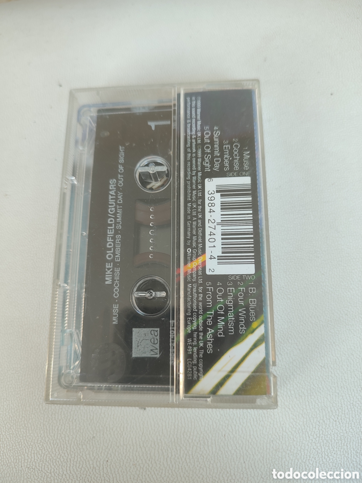 Casetes antiguos: Cinta de cassette de Mike Oldfield &rdquo; Guitars &rdquo; ,como nueva - Foto 2