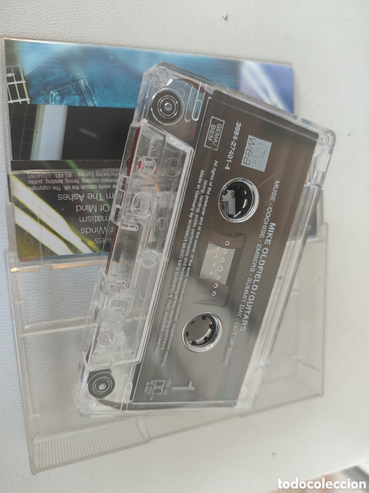 Casetes antiguos: Cinta de cassette de Mike Oldfield &rdquo; Guitars &rdquo; ,como nueva - Foto 3