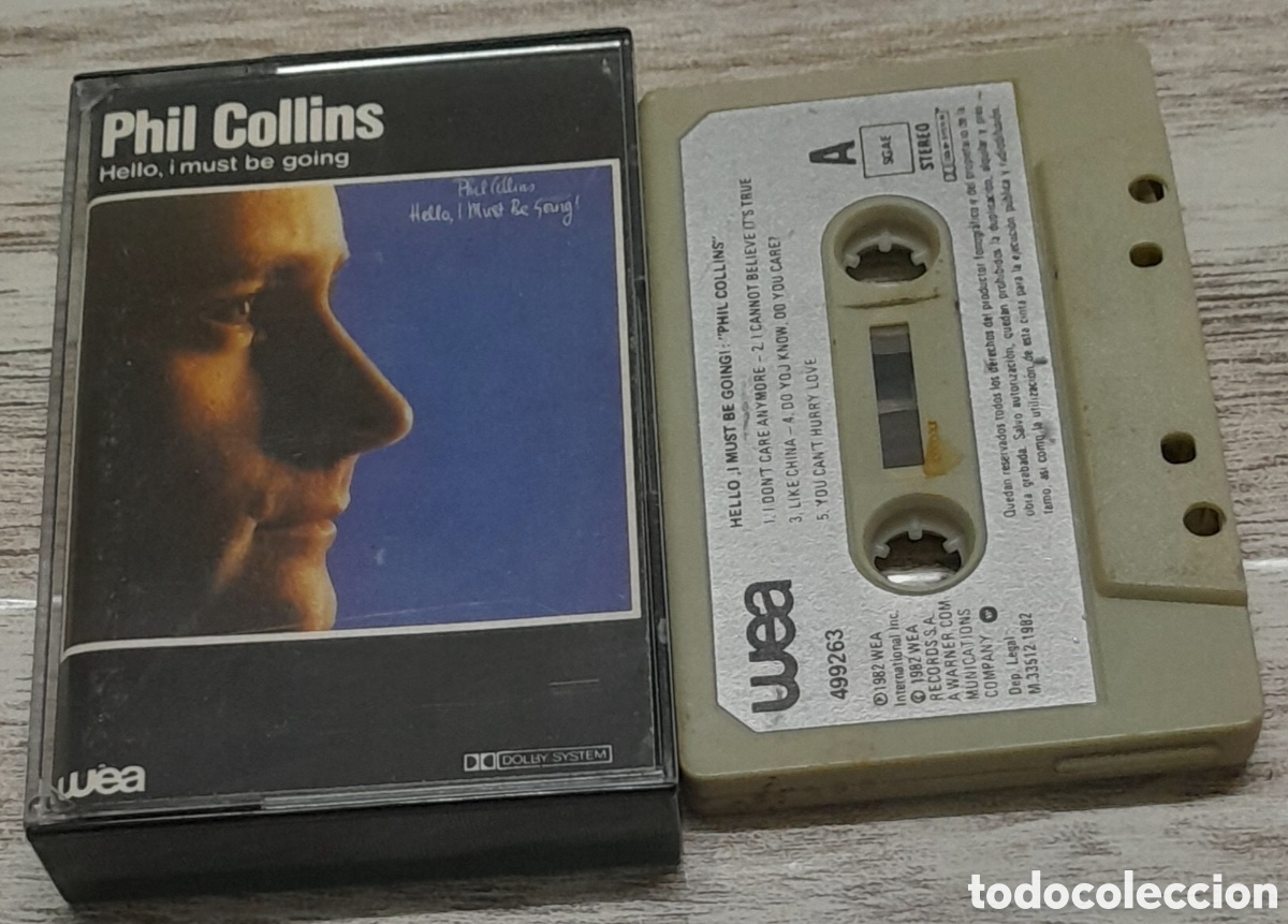 Casetes antiguos: PHIL COLLINS - HELLO, I MUST BE GOING - Foto 1