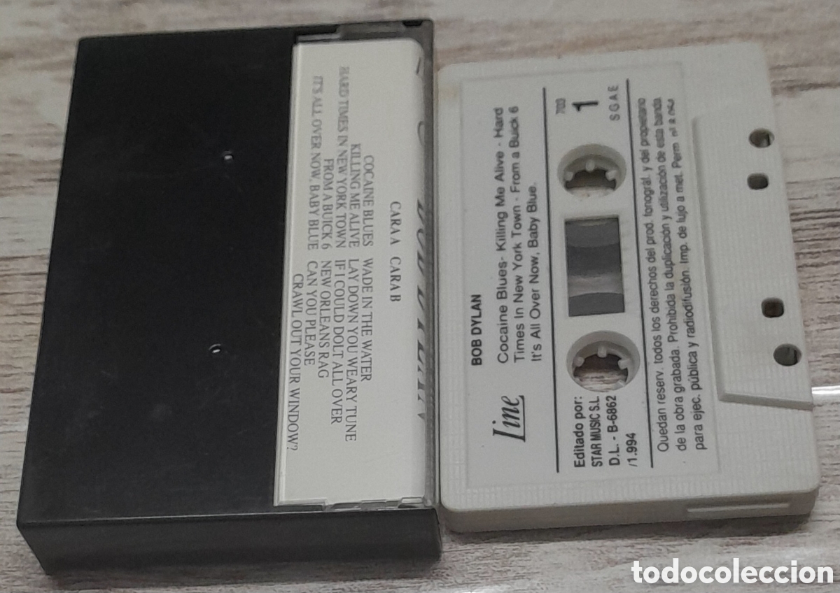Casetes antiguos: BOB DYLAN - COCAINE BLUES - Foto 2