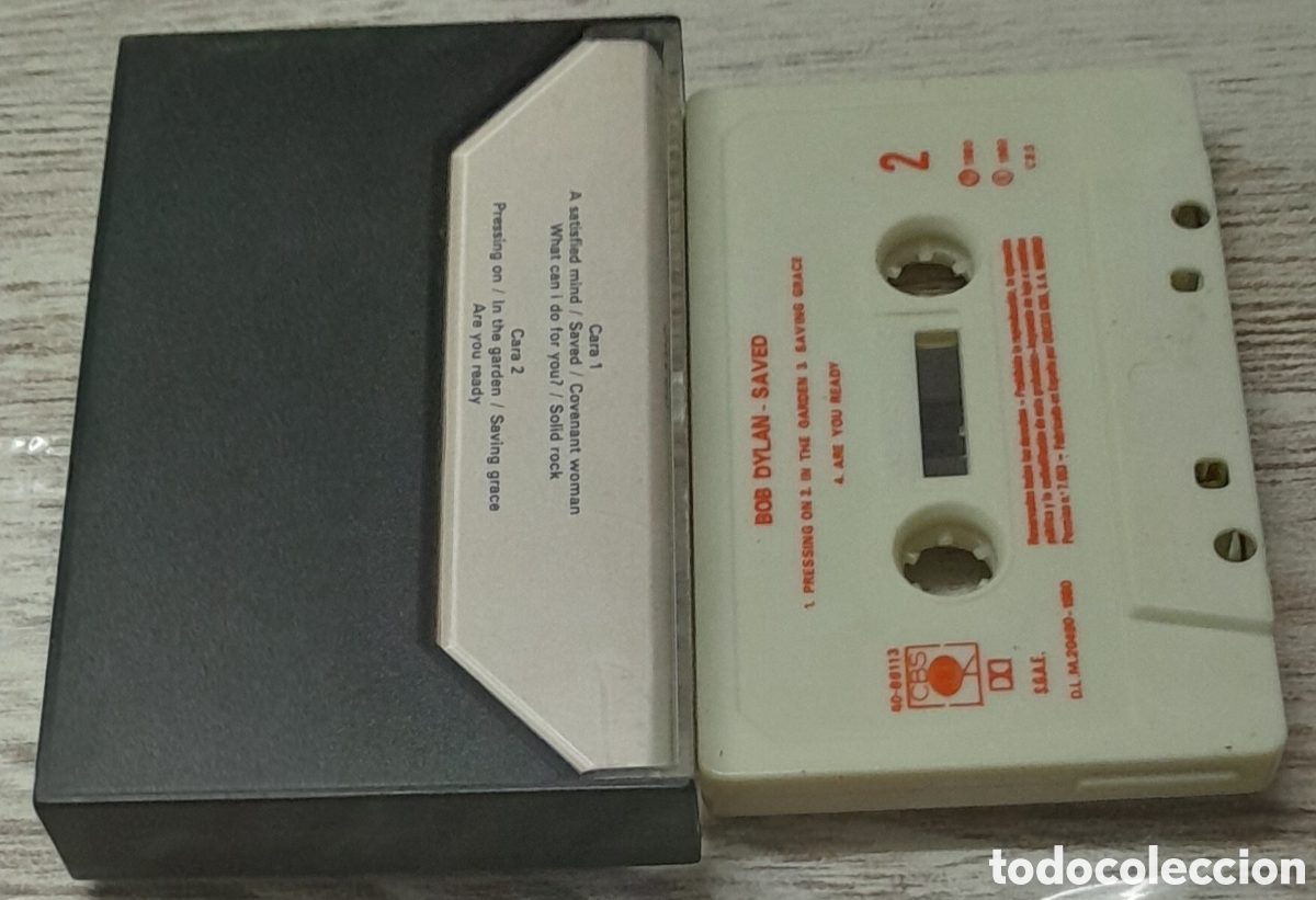 Casetes antiguos: BOB DYLAN - SAVED - CBS - Foto 2