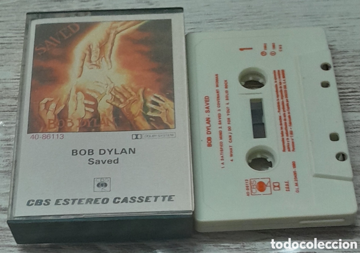 Casetes antiguos: BOB DYLAN - SAVED - CBS - Foto 1