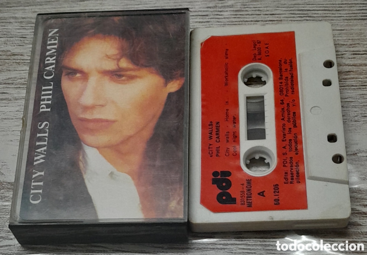Casetes antiguos: PHIL CARMEN - CITY WALLS - Foto 1