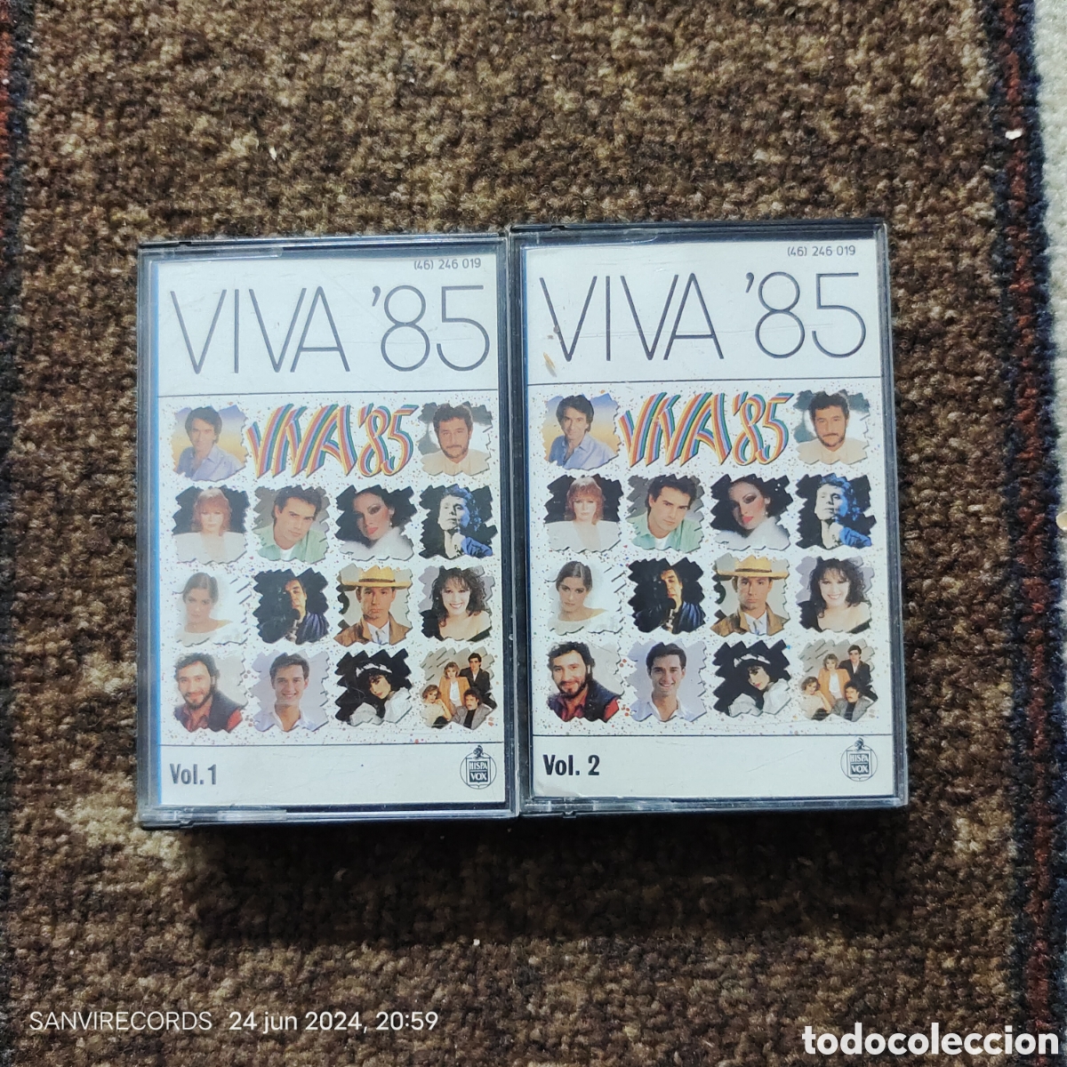 Cassettes Anciennes: CASETE, VIVA '85 VOL. 1 Y 2