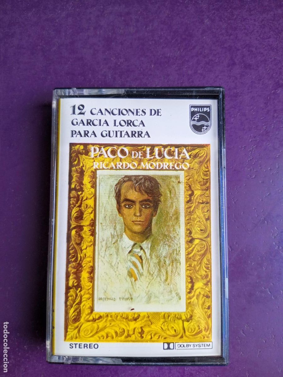 Casetes antiguos: Paco De Luc&iacute;a Y R Modrego &ndash; 12 Canciones D Garc&iacute;a Lorca Para 2 Guitarras En Stereo - CASETE PHILIPS