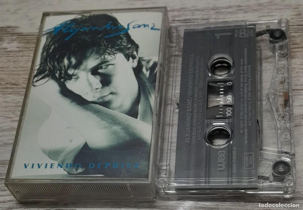 Casetes antiguos: ALEJANDRO SANZ - VIVIENDO DEPRISA - Foto 1