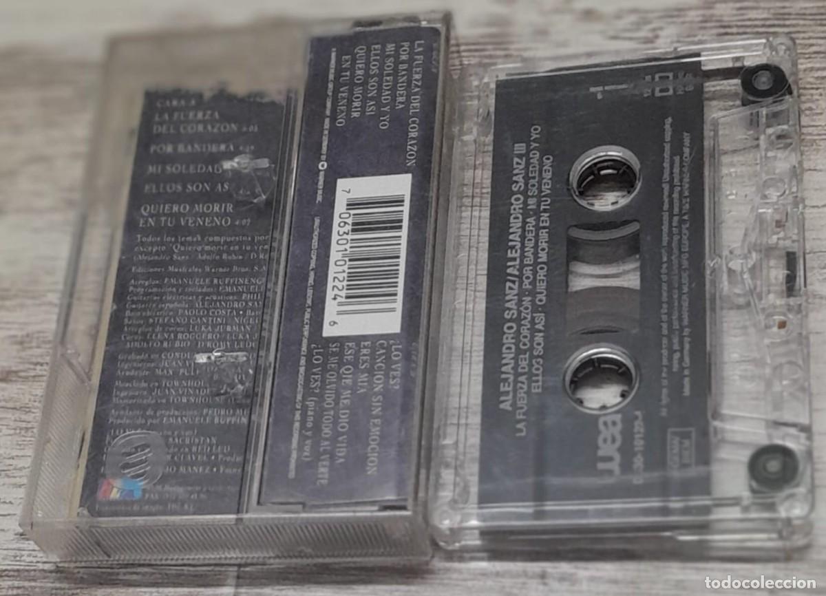 Casetes antiguos: ALEJANDRO SANZ - 3 - WEA - Foto 2