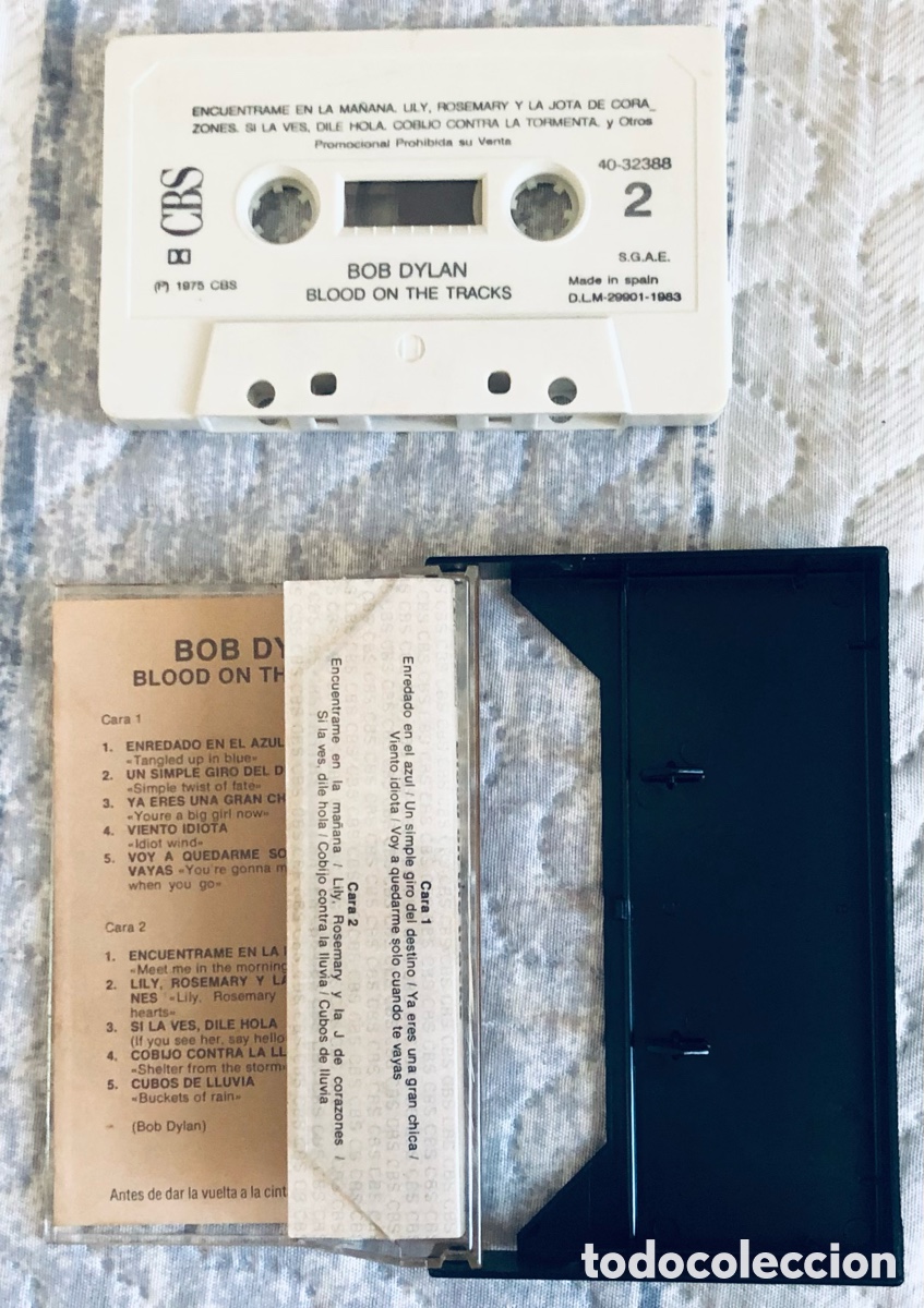 Casetes antiguos: Bob Dylan: Blood On The Tracks - Foto 3
