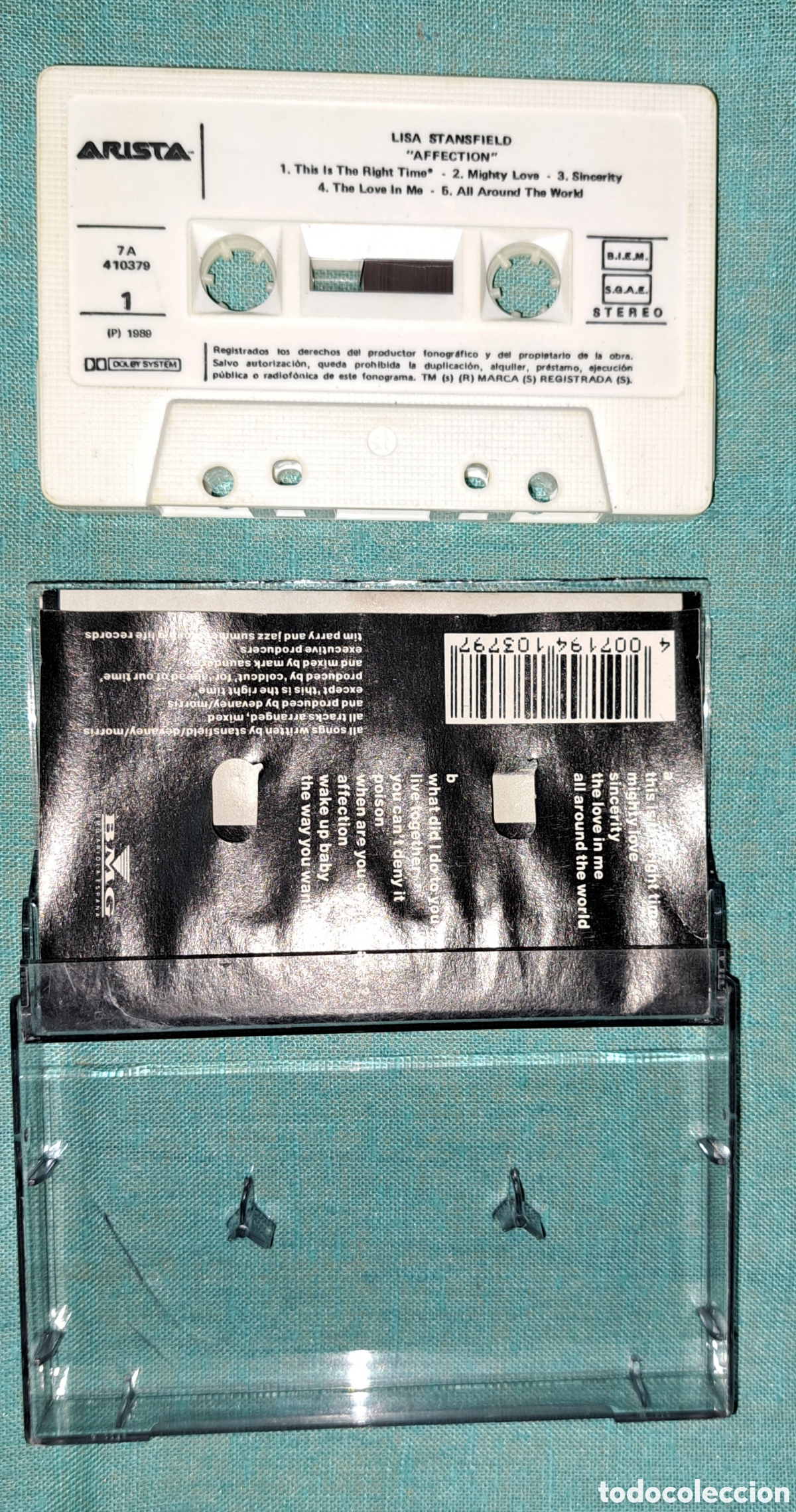 Casetes antiguos: CASETE LISA STANFIELD &rdquo; AFFECTION &rdquo; 1989 - Foto 2
