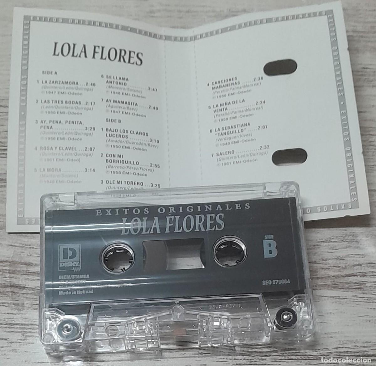 Casetes antiguos: LOLA FLORES - EXITOS ORIGINALES - Foto 2