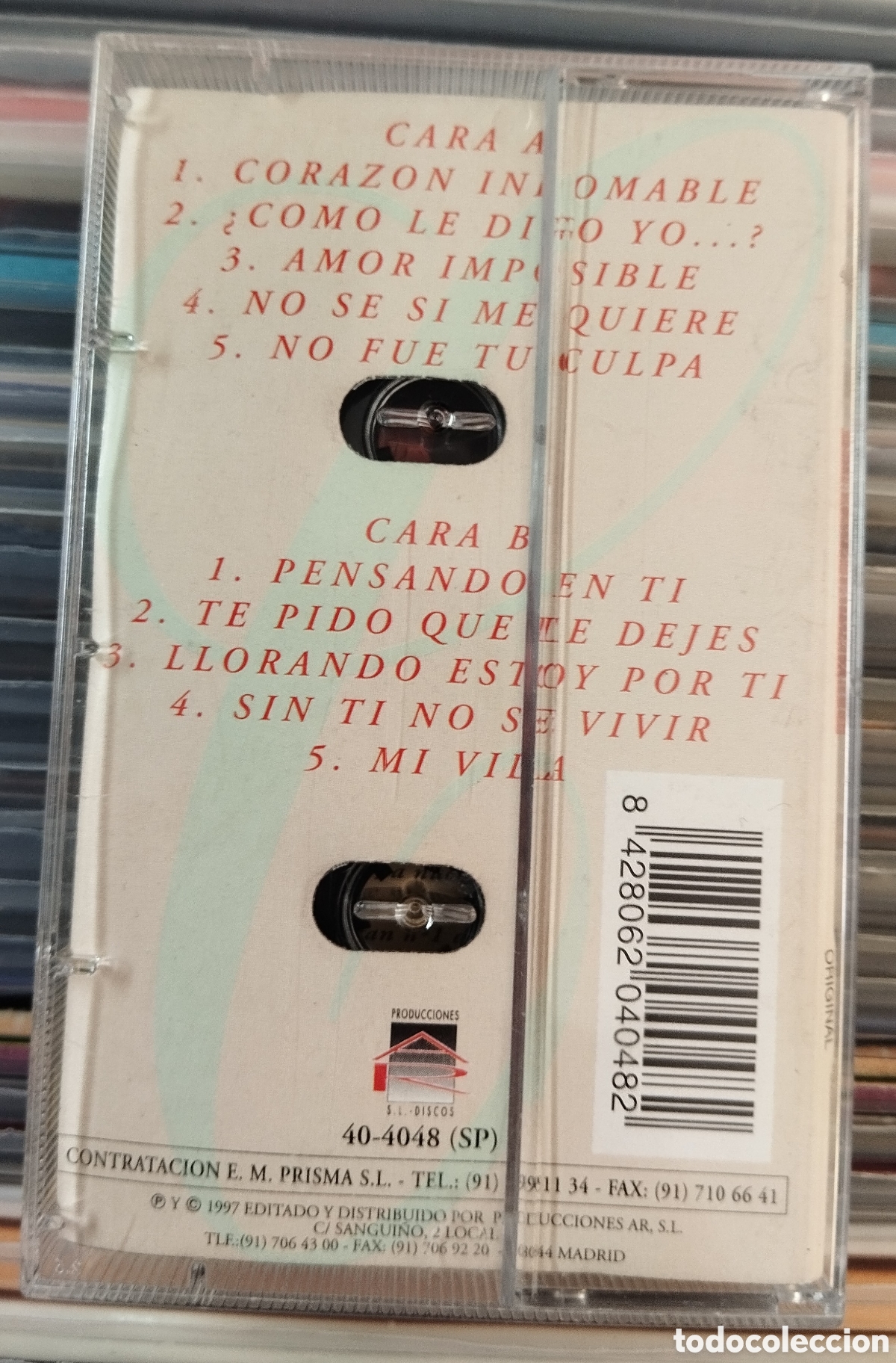 Casetes antiguos: Camela - Coraz&oacute;n Indomable - Cassette (1997) - Foto 2