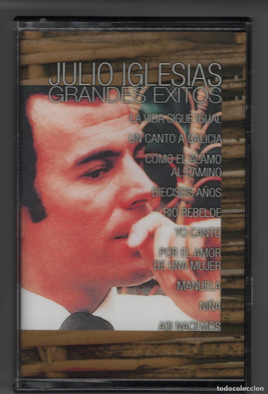 Casetes antiguos: JULIO IGLESIAS - GRANDES &Eacute;XITOS - CASETE 2002 - Foto 1