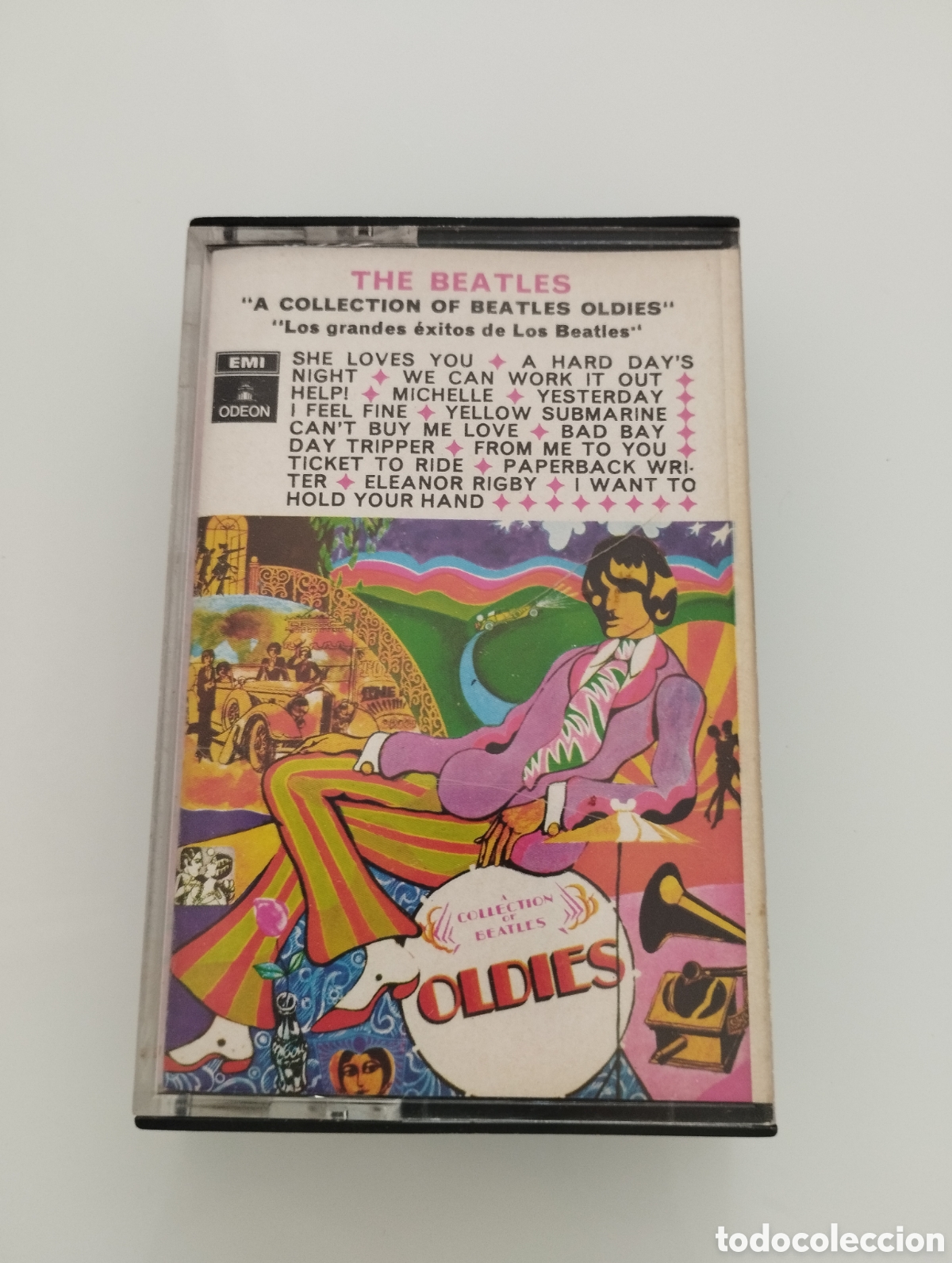 Casetes antiguos: THE BEATLES, los grandes exitos de los Beatles. - Foto 1