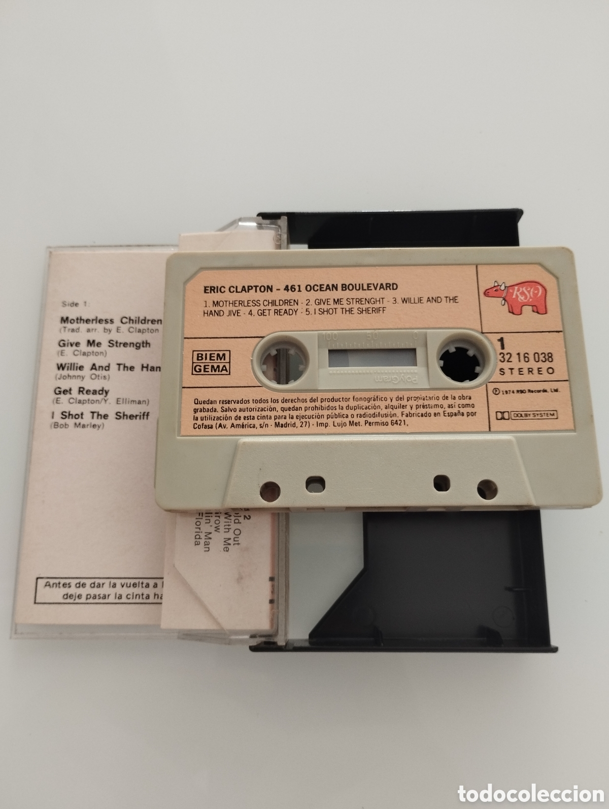 Casetes antiguos: ERIC CLAPTON ocean boulevard. - Foto 2