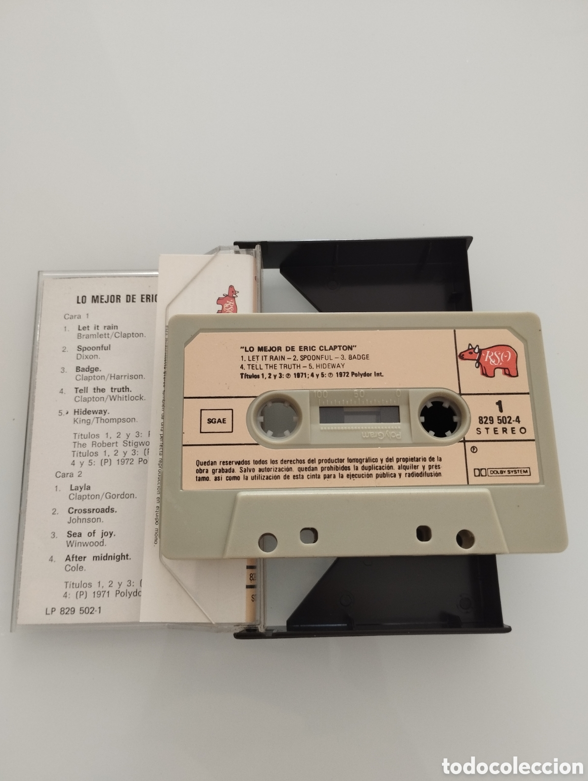 Casetes antiguos: Lo mejor de ERIC CLAPTON. - Foto 3