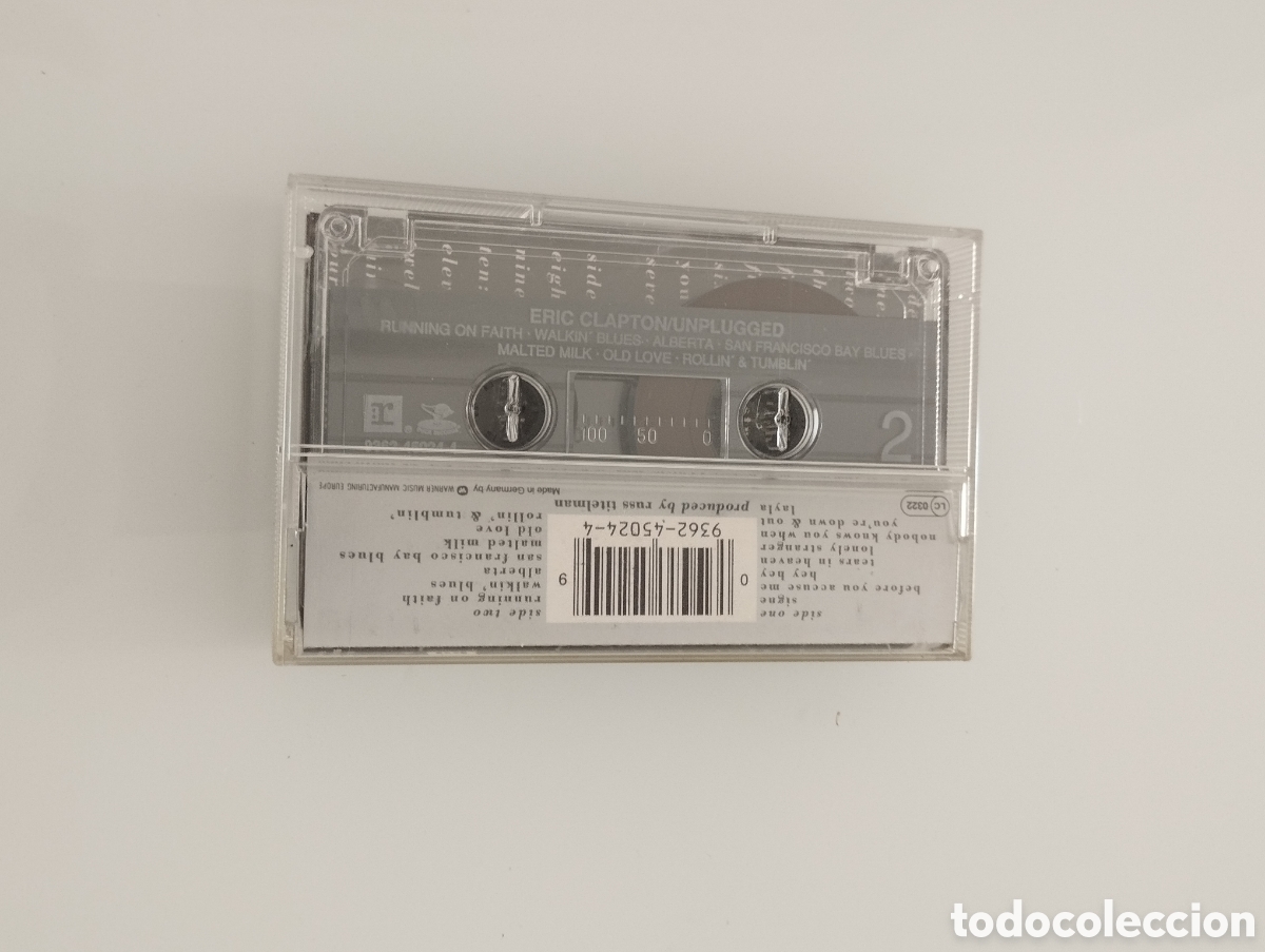 Casetes antiguos: ERIC CLAPTON, un plugged. - Foto 2