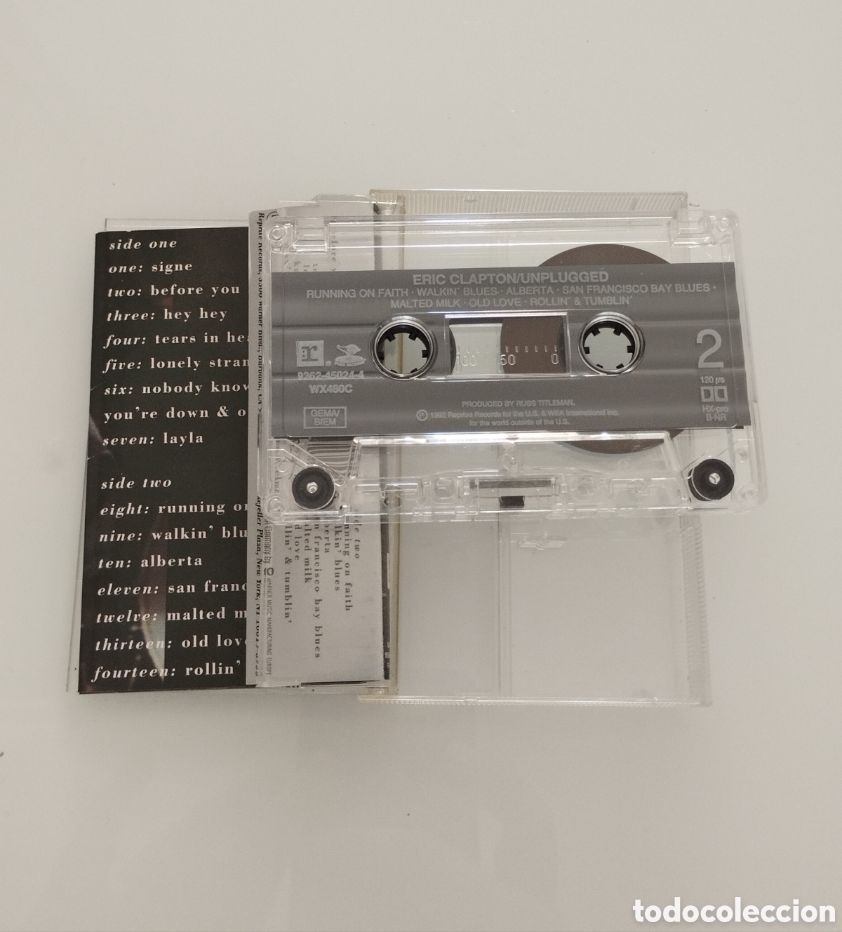 Casetes antiguos: ERIC CLAPTON, un plugged. - Foto 3