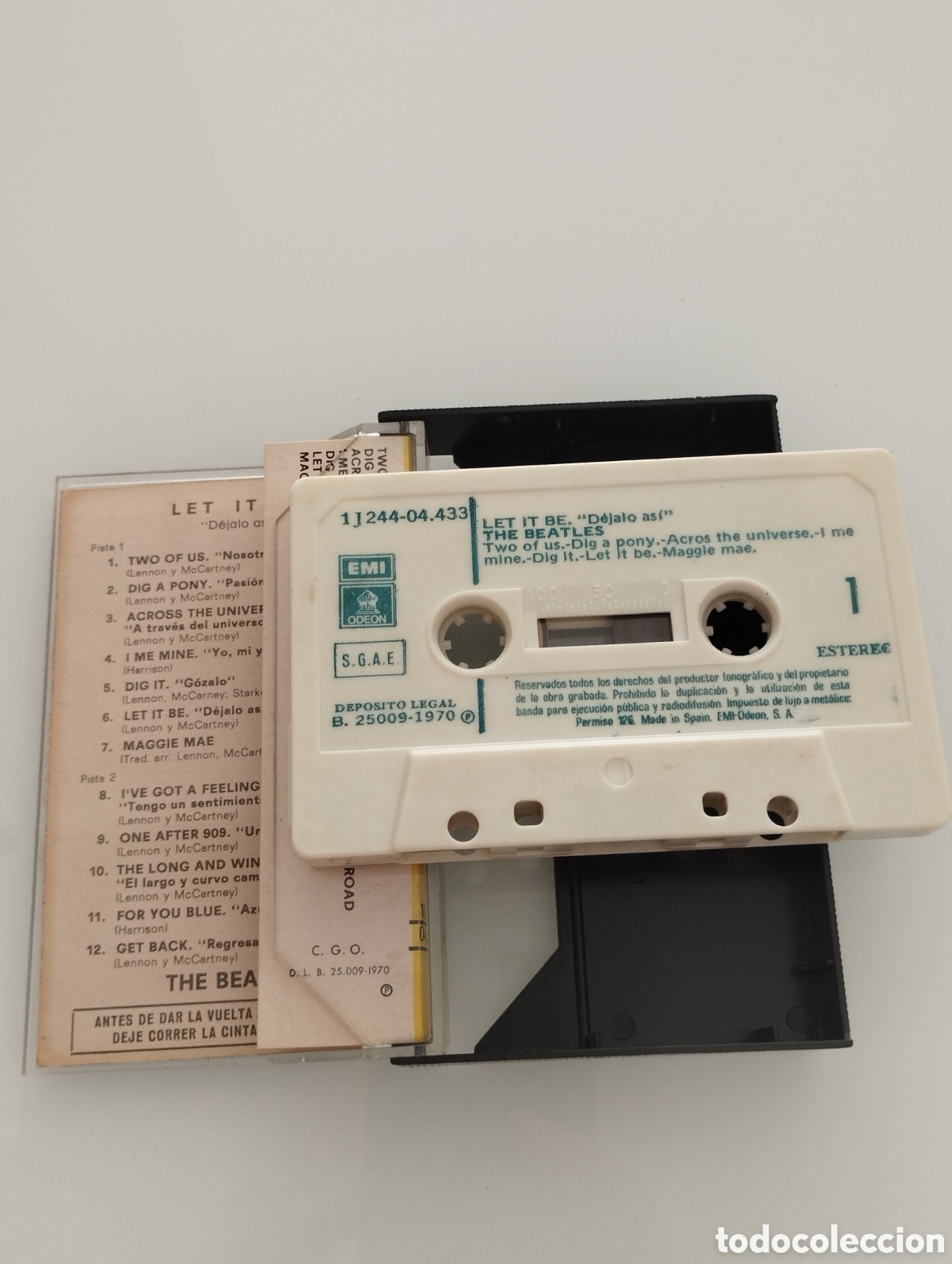 Casetes antiguos: LET IT BE ( THE BEATLES) - Foto 3