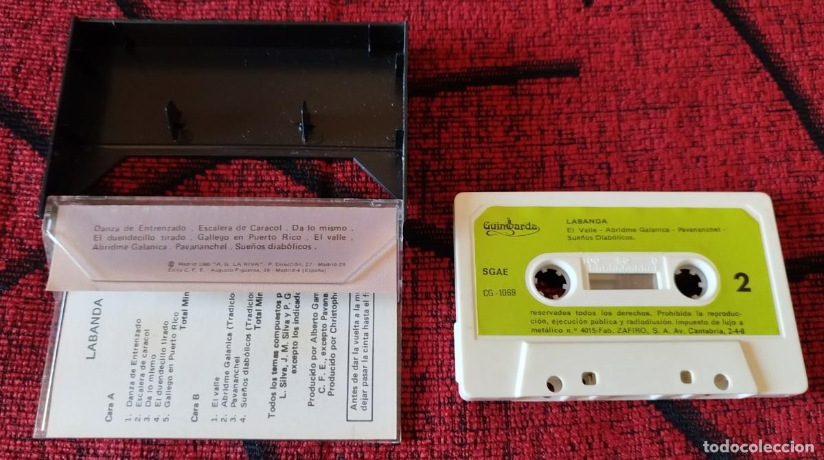 Casetes antiguos: LABANDA ** Labanda ** CASSETTE ORIGINAL 1980 - Foto 2
