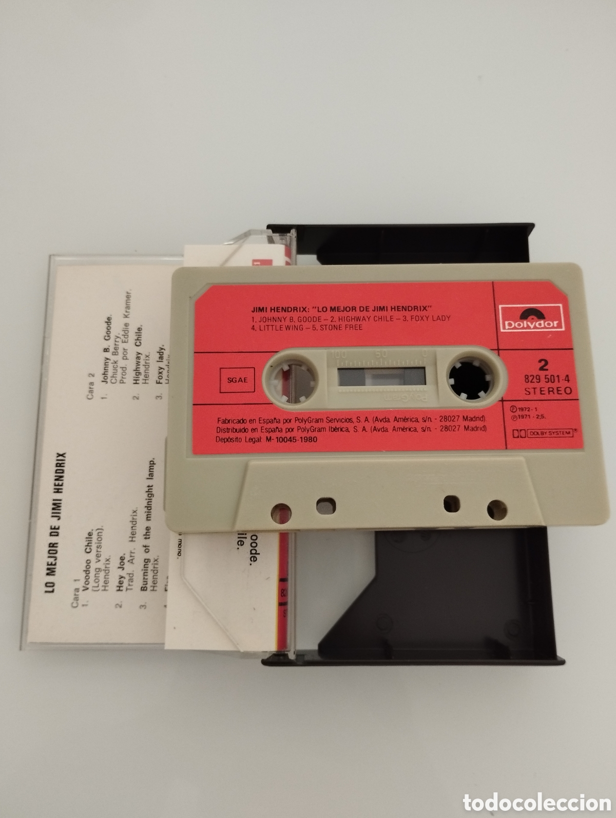 Casetes antiguos: Lo mejor de Jimi Hendrix. - Foto 3