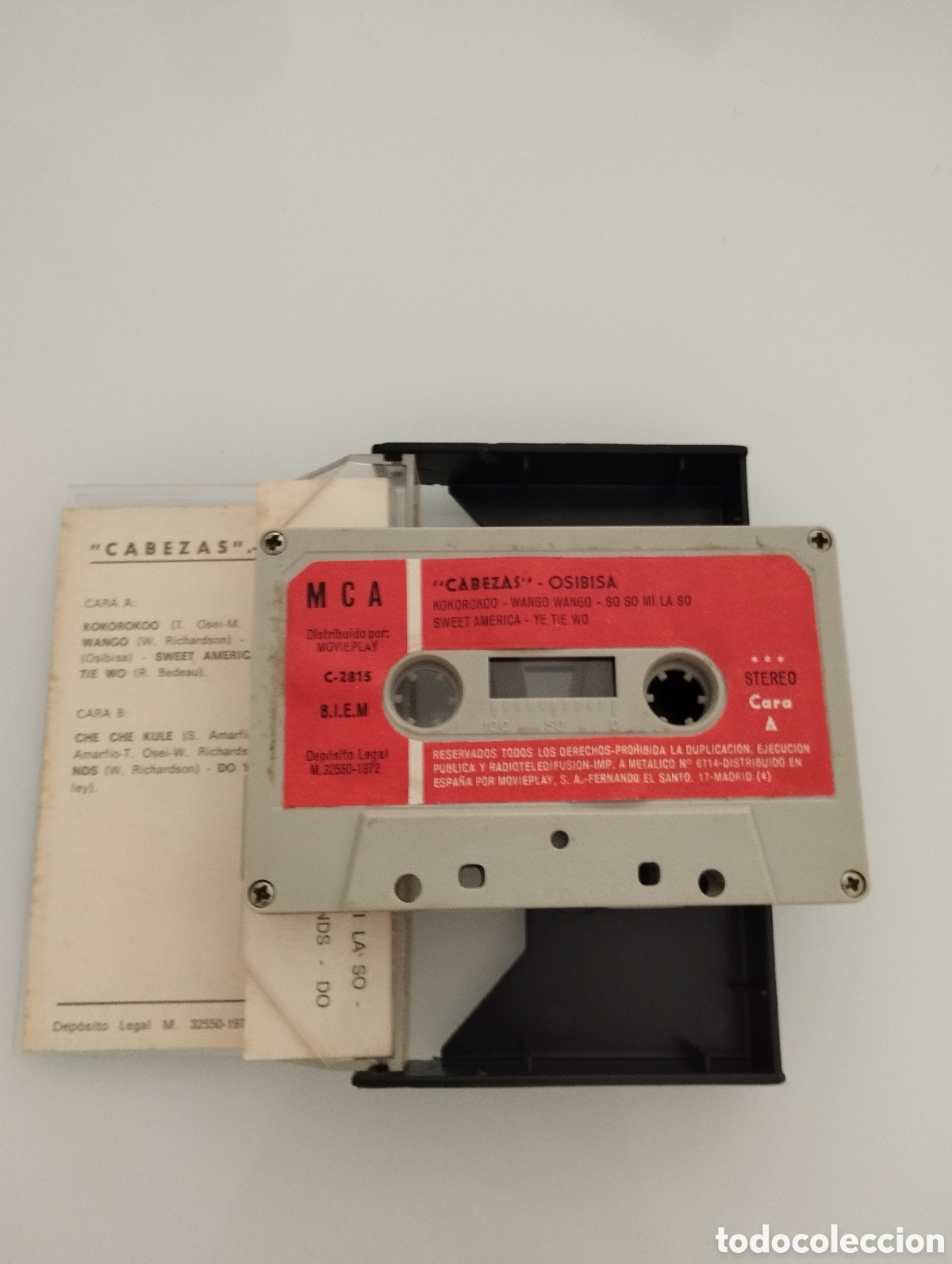Casetes antiguos: OSIBiSA&rdquo; Cabezas&rdquo; casette - Foto 2