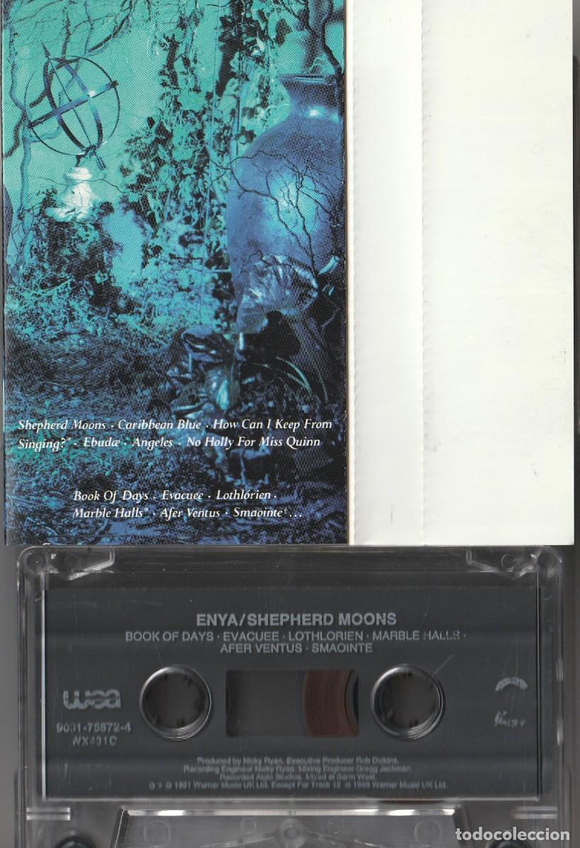 Casetes antiguos: ENYA - SHEPHERD MOONS (CASSETTE WEA 1991) PROBADO - Foto 2