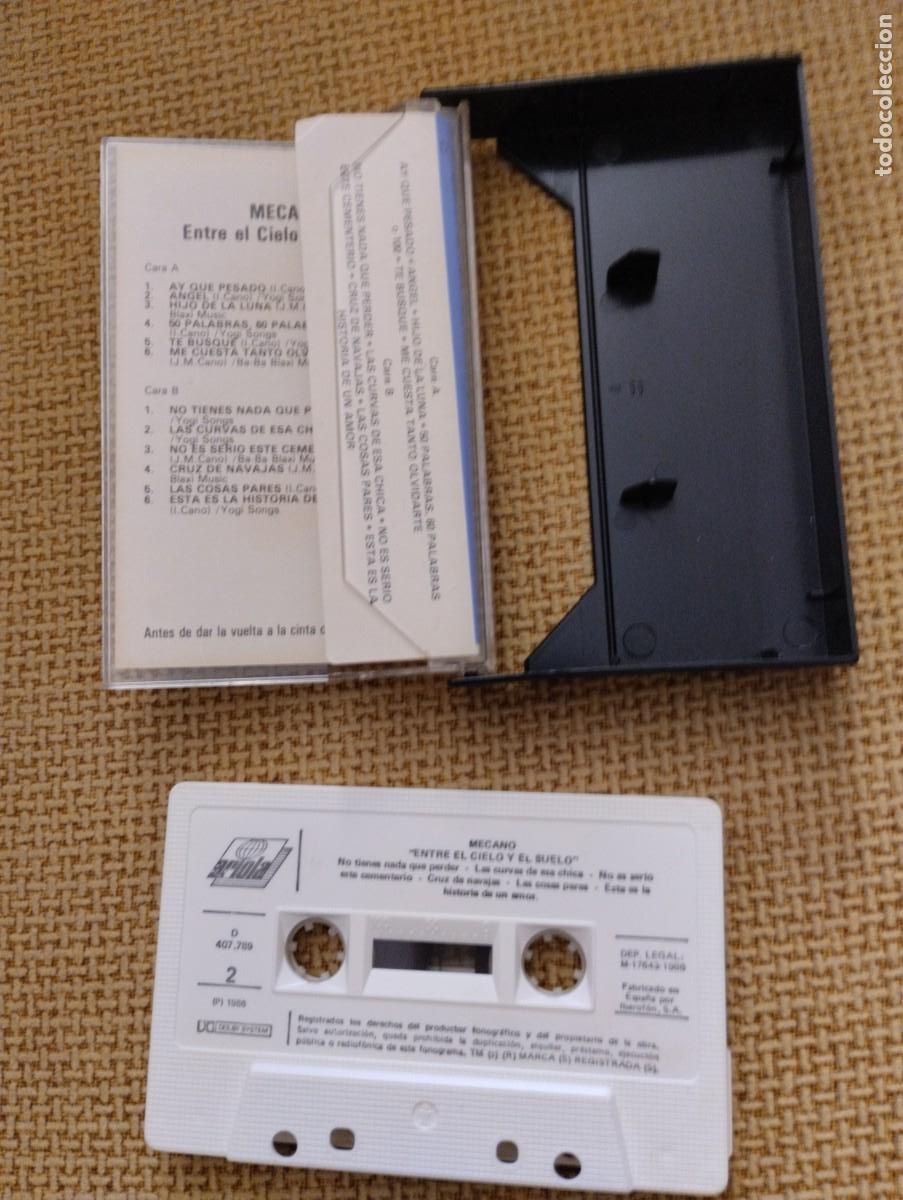 Casetes antiguos: Cinta Cassette Mecano Entre el cielo y el suelo - Foto 2