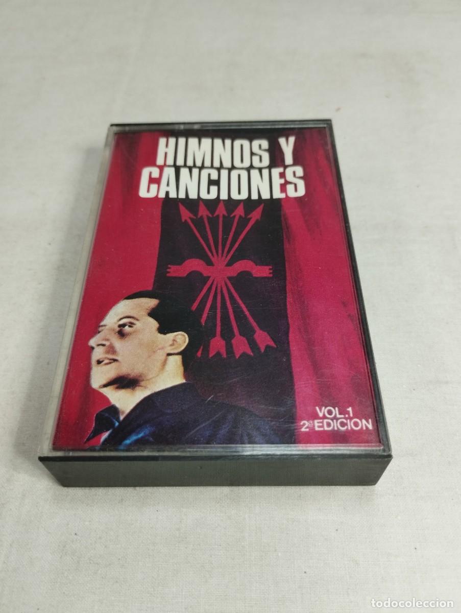 Casetes antiguos: Cinta casete Himnos y canciones de falange, volumen 1.