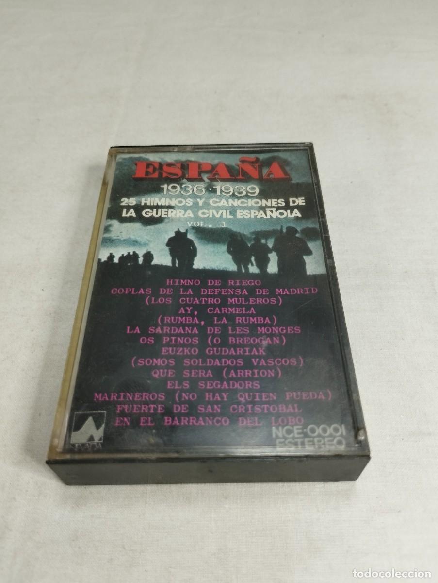 Casetes antiguos: Cinta casete Espa&ntilde;a 1936 - 1939. Himnos y canciones de la guerra civil.