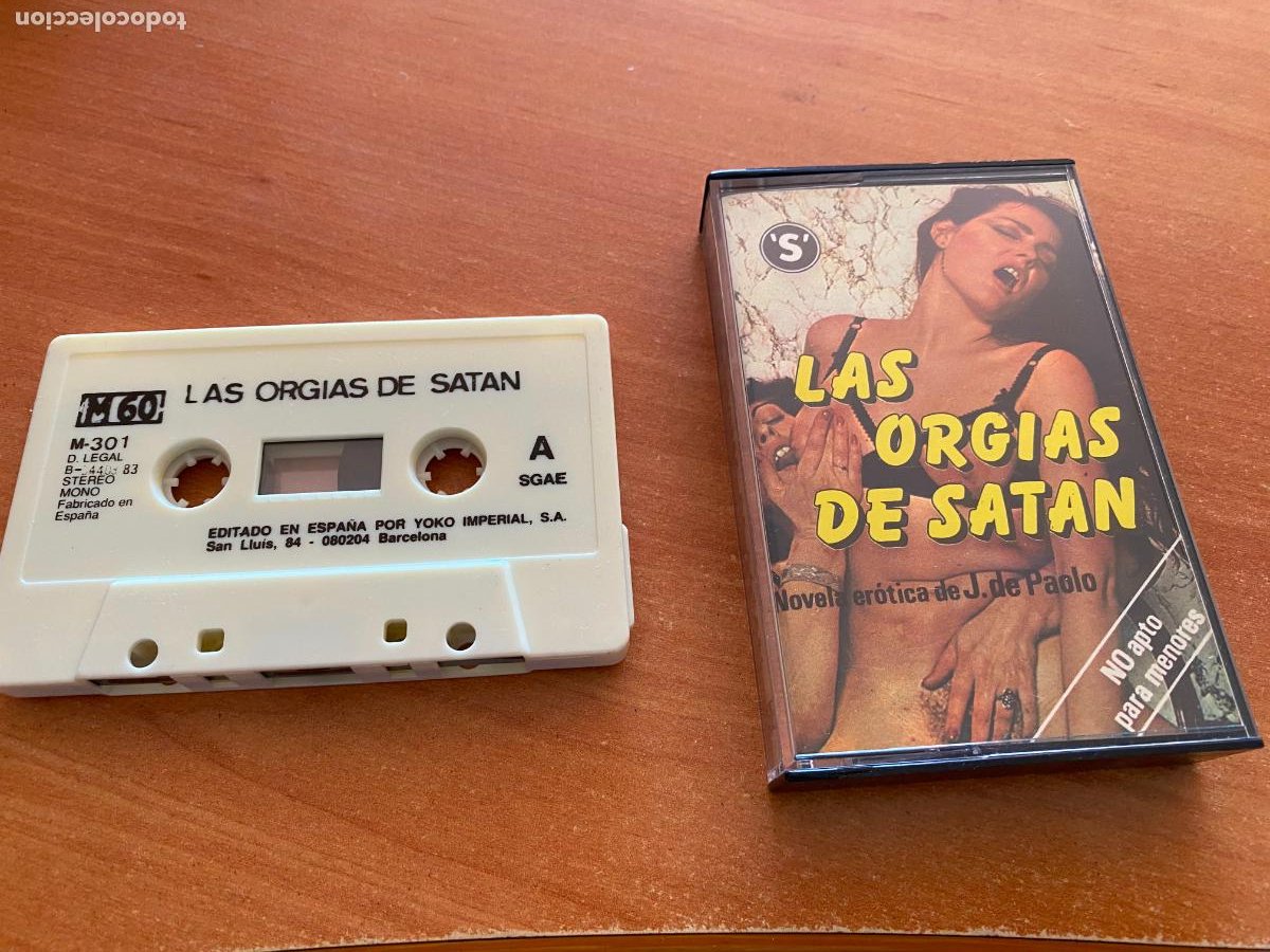 las orgias de satan. novela erotica . cassette - Compra venta en  todocoleccion