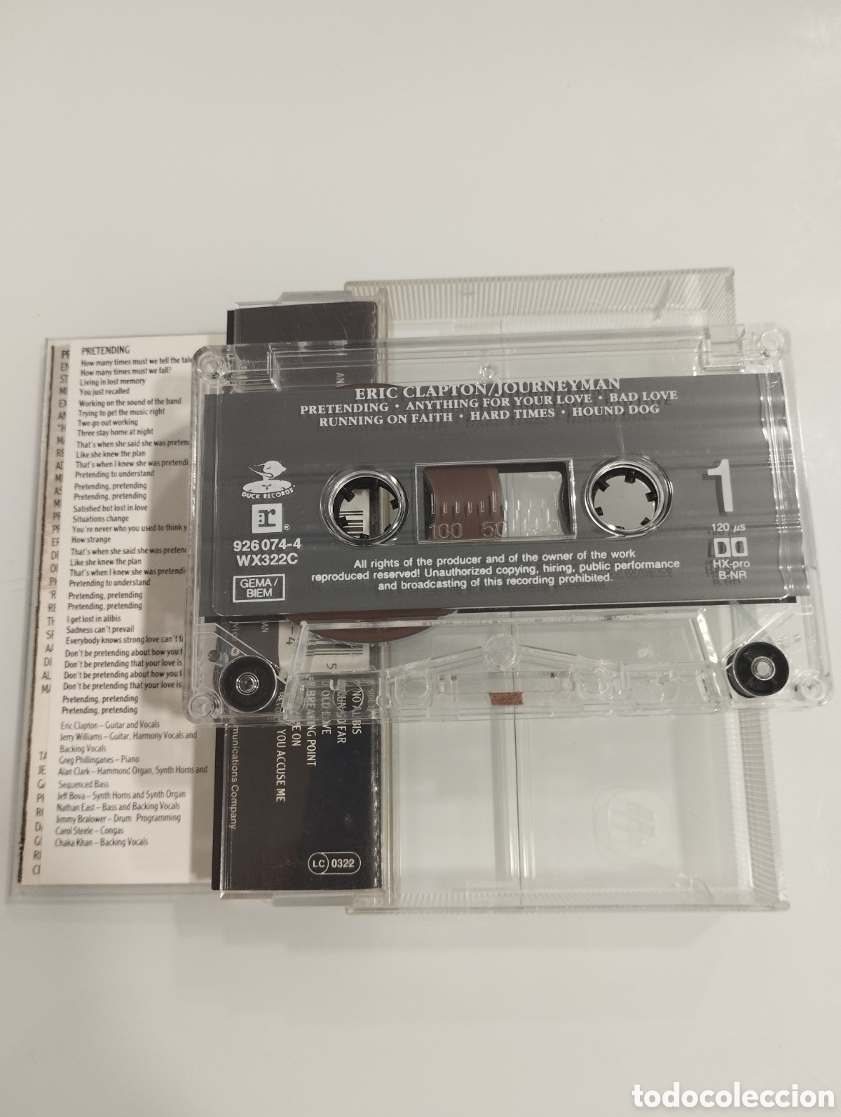 Casetes antiguos: ERiC CLAPTON, Journeyman. - Foto 3