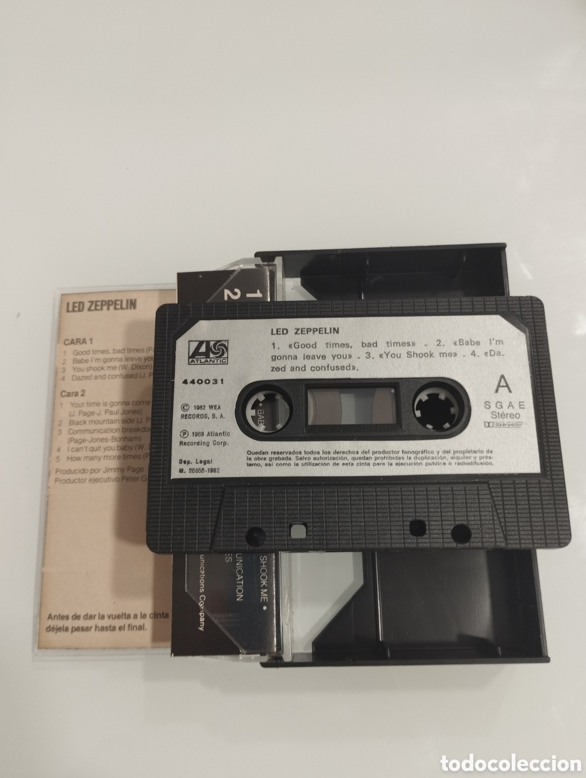 Casetes antiguos: LED ZEPPELIN. Casette - Foto 3