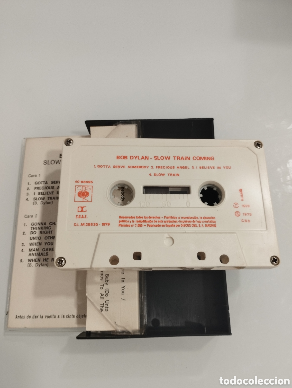 Casetes antiguos: BOB DYLAN, slowtrain coming. - Foto 3