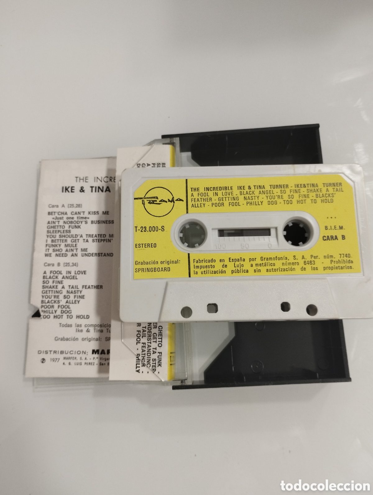 Casetes antiguos: IKE & TINA TURNER, incredile. - Foto 3