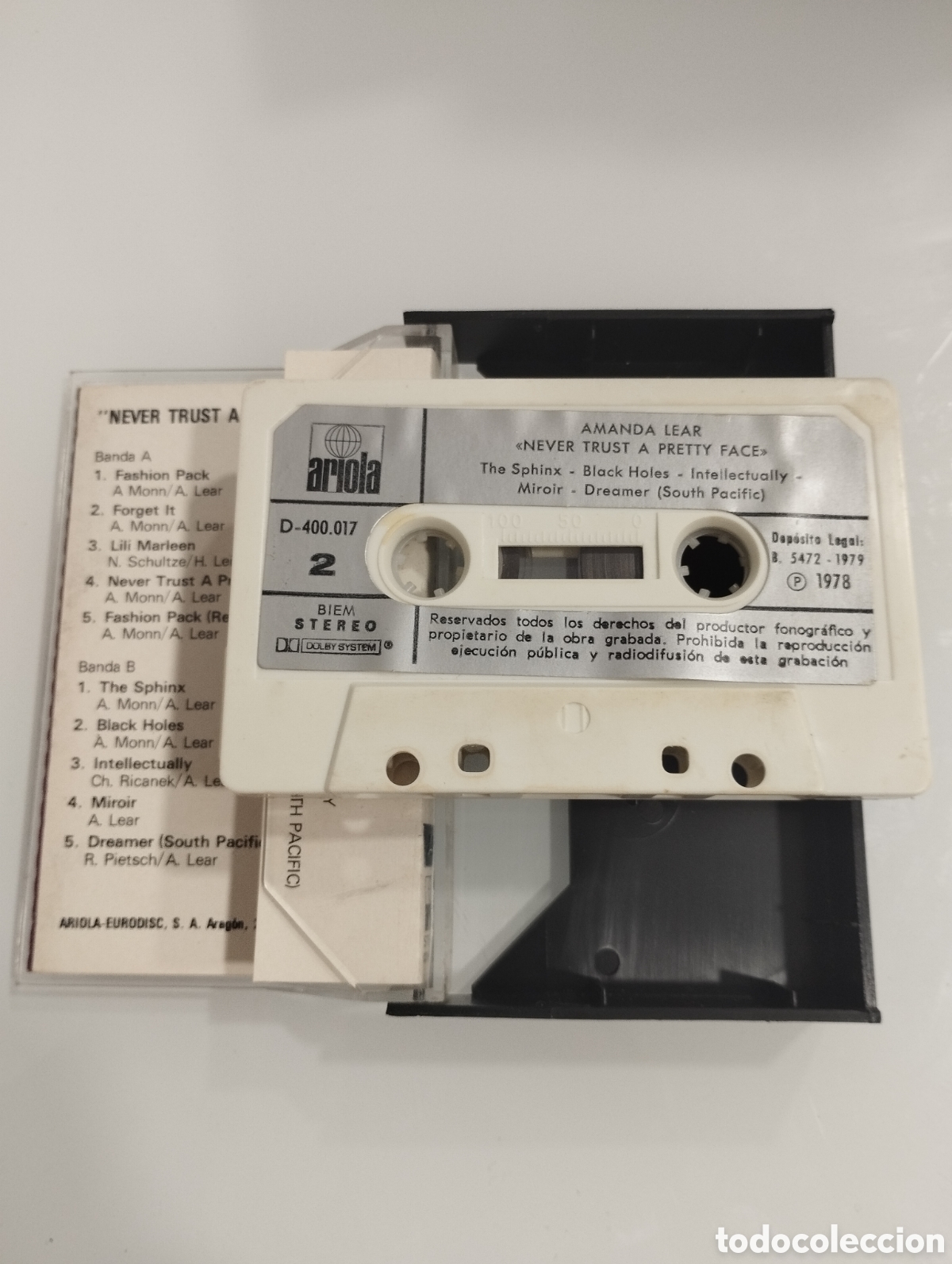 Casetes antiguos: AMANDA LEAR, nevera trust a pretty face. - Foto 3
