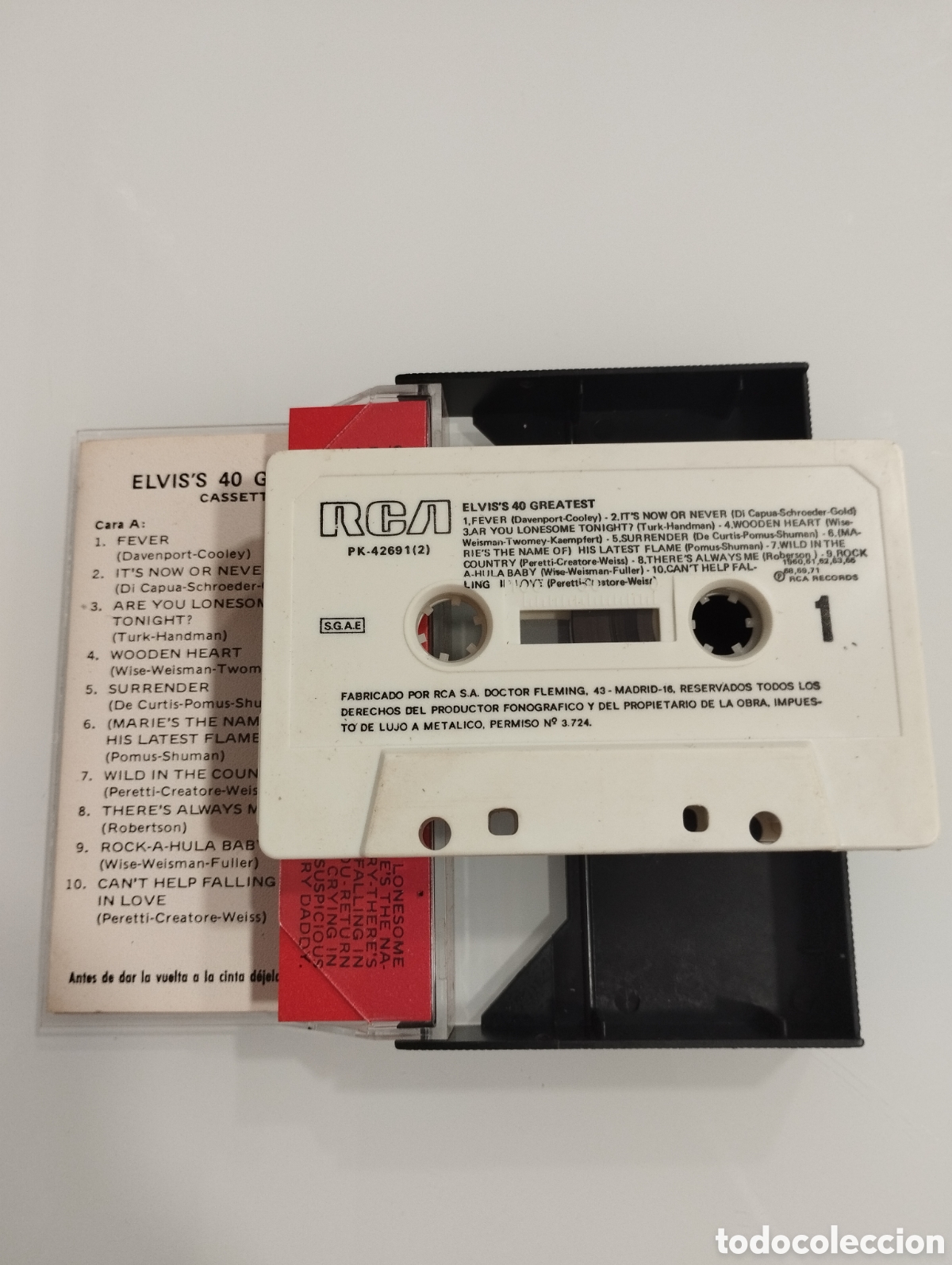 Casetes antiguos: ELVIS40 greatest hits vol.1. - Foto 3