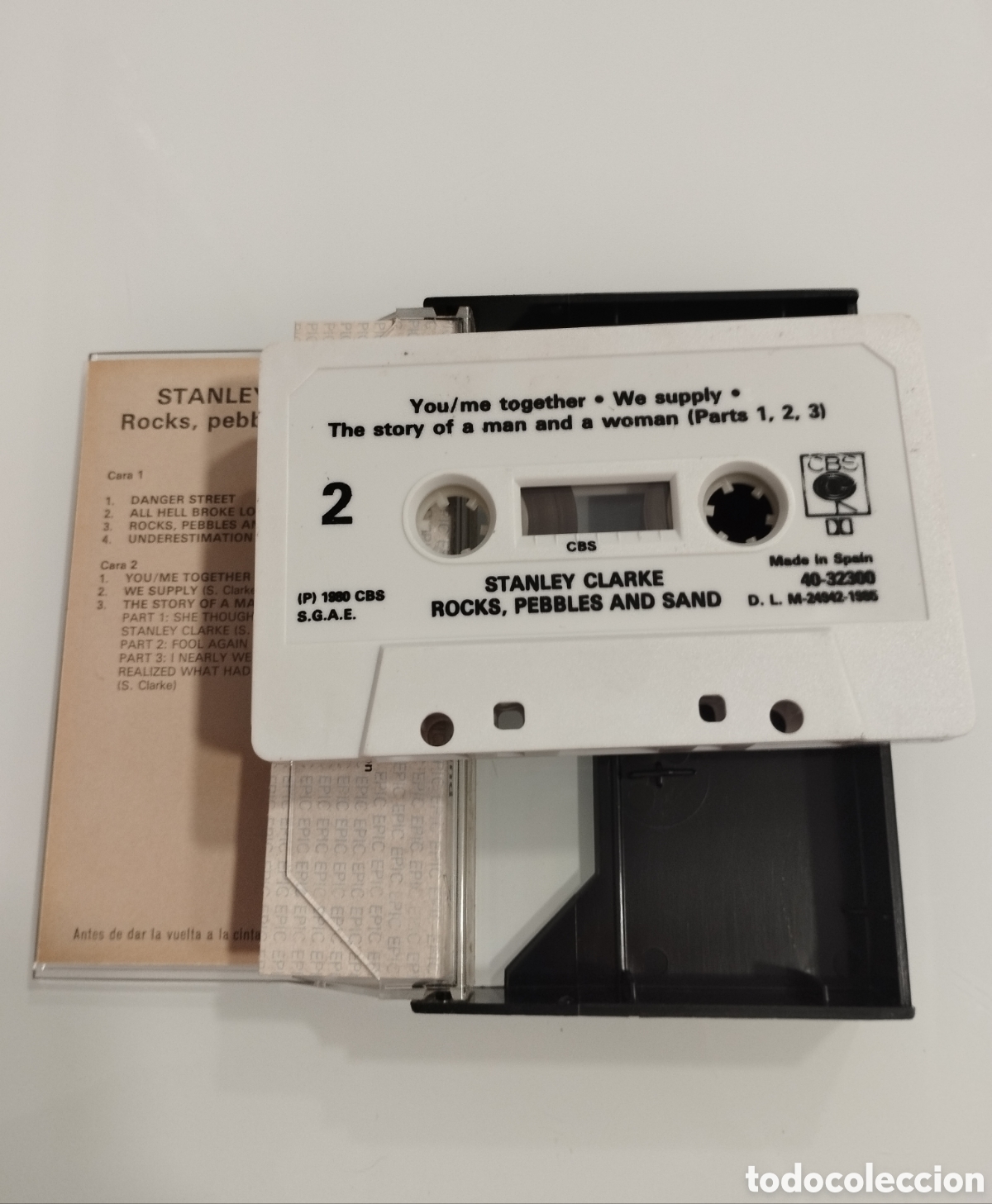 Casetes antiguos: Stanley clarke, rocks, pebbles and sand. - Foto 3