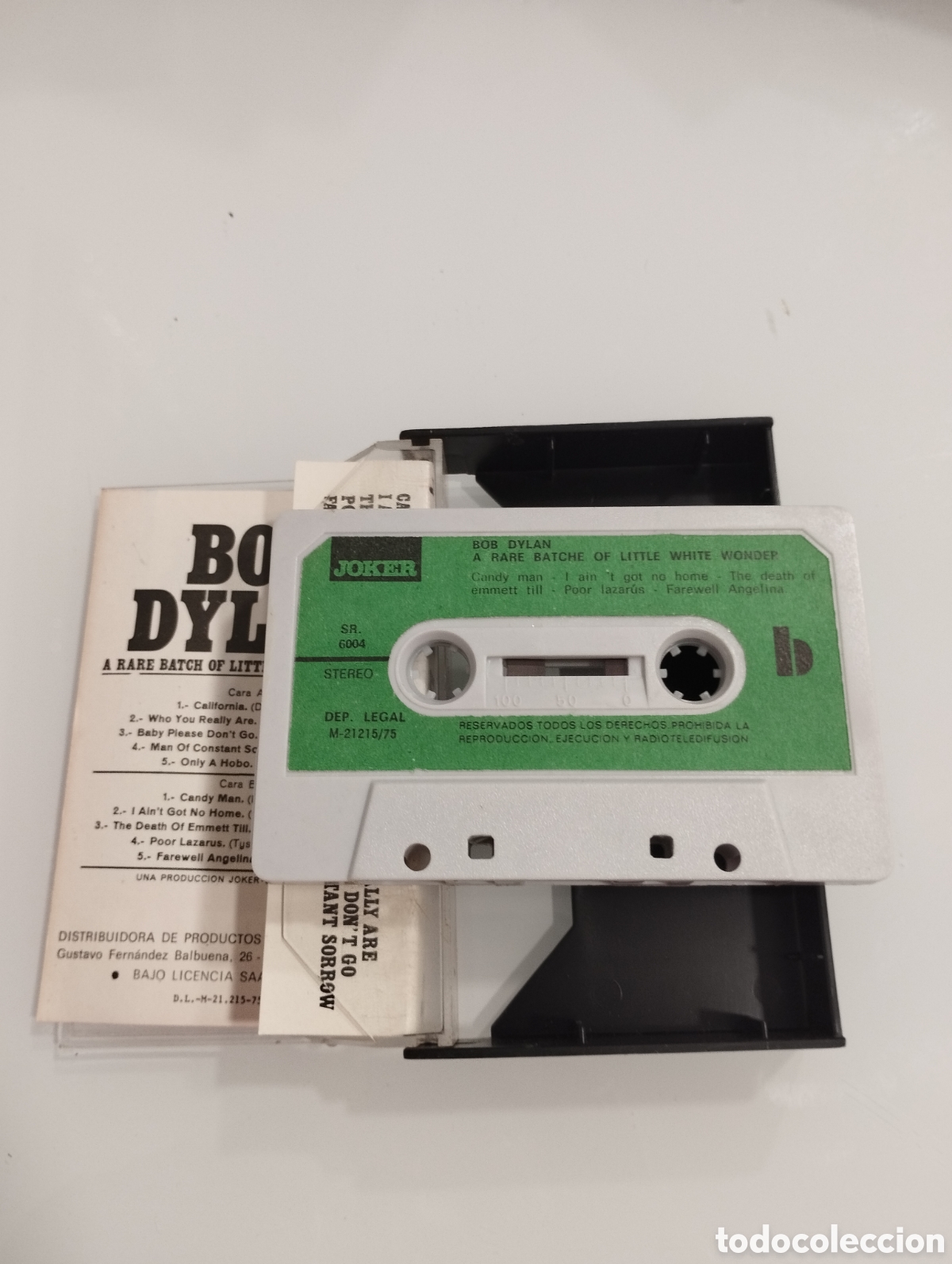 Casetes antiguos: BoB Dylan, grabaci&oacute;n en directo. - Foto 3
